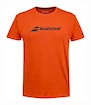 Tricou pentru bărbați Babolat  Exercise Babolat Tee Men Fiesta Red