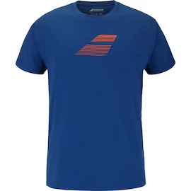 Tricou pentru bărbați Babolat Exercise Big Flag Tee Men Dark Blue