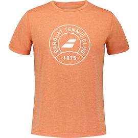 Tricou pentru bărbați Babolat Exercise Graphic Tee Men Vibrant Orange