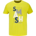 Tricou pentru bărbați Babolat  Exercise Message Tee Men Blazing Yellow