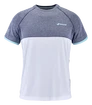 Tricou pentru bărbați Babolat  Play Crew Neck Tee Men White/Blue Heather XXL