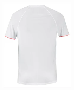 Tricou pentru bărbați Babolat  Strike Crew Neck Tee Men White/Strike Red M