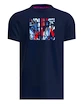 Tricou pentru bărbați BIDI BADU  New York 2024 Chill Tee Dark Blue/Red