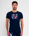 Tricou pentru bărbați BIDI BADU  New York 2024 Chill Tee Dark Blue/Red