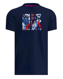 Tricou pentru bărbați BIDI BADU New York 2024 Chill Tee Dark Blue/Red