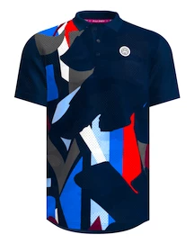 Tricou pentru bărbați BIDI BADU  New York 2024 Polo Dark Blue/Red