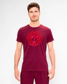 Tricou pentru bărbați BIDI BADU  Protected Leafs Chill Tee Bordeaux