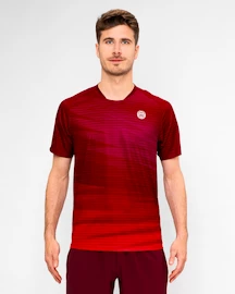 Tricou pentru bărbați BIDI BADU Protected Leafs Tee Bordeaux