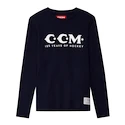 Tricou pentru bărbați CCM 125 Anniversary LS Tee Navy