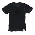 Tricou pentru bărbați CCM  Blackout Leaf SS Tee Black S