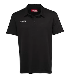 Tricou pentru bărbați CCM Fitted Polo Black