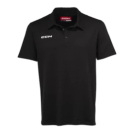 Tricou pentru bărbați CCM Fitted Polo Dark Grey Heathered