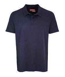 Tricou pentru bărbați CCM Fitted Polo True Navy