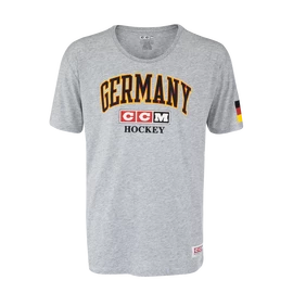 Tricou pentru bărbați CCM FLAG TEE TEAM GERMANY Athletic Grey