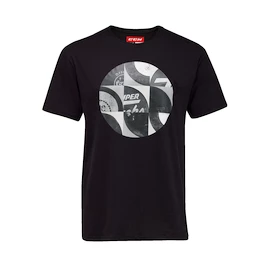 Tricou pentru bărbați CCM Nostalgia PUCKS S/S TEE Black