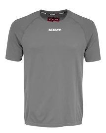 Tricou pentru bărbați CCM SS Premium Training Tee Dark Grey Heathered Senior