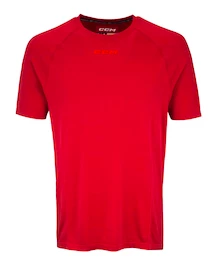 Tricou pentru bărbați CCM SS Premium Training Tee Red Senior