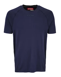 Tricou pentru bărbați CCM SS Premium Training Tee True Navy Senior