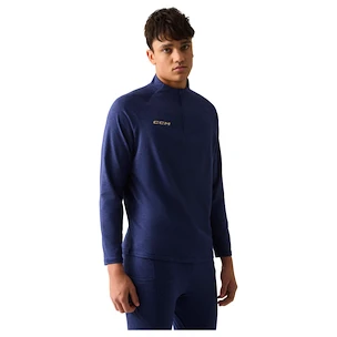 Tricou pentru bărbați CCM  Thermal LS Shirt Heather Blue