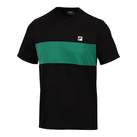 Tricou pentru bărbați Fila T-Shirt Bosse Black/Green Jacket