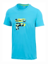 Tricou pentru bărbați Fila T-Shirt Caleb Scuba Blue