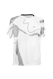 Tricou pentru bărbați Fila T-Shirt Cassian White/Monument