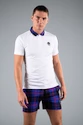 Tricou pentru bărbați Hydrogen  Tartan Zipped Tech Polo White (Purple/Black) L