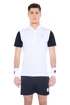 Tricou pentru bărbați Hydrogen  Tech Zipped Polo White/Blue