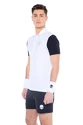 Tricou pentru bărbați Hydrogen  Tech Zipped Polo White/Blue