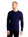 Tricou pentru bărbați Icebreaker  200 Oasis LS Crewe Midnight Navy