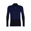 Tricou pentru bărbați Icebreaker Merino 200 Oasis Sonebula LS High Neck Mid Navy/Royal Navy/Snow/Cb