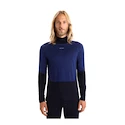 Tricou pentru bărbați Icebreaker Merino 200 Oasis Sonebula LS High Neck Mid Navy/Royal Navy/Snow/Cb