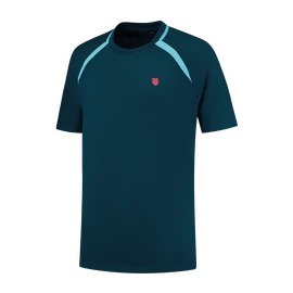 Tricou pentru bărbați K-Swiss Hypercourt Mesh Crew 2 Blue Opal