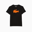 Tricou pentru bărbați Lacoste  Big Logo Core Performance T-Shirt Black/Sunrise