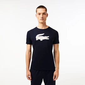 Tricou pentru bărbați Lacoste Big Logo Core Performance T-Shirt Navy Blue/White