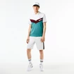 Tricou pentru bărbați Lacoste  Medvedev New York Day Polo White/Limeira