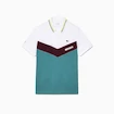 Tricou pentru bărbați Lacoste  Medvedev New York Day Polo White/Limeira