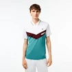 Tricou pentru bărbați Lacoste  Medvedev New York Day Polo White/Limeira