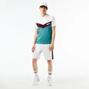 Tricou pentru bărbați Lacoste  Medvedev New York Day Polo White/Limeira