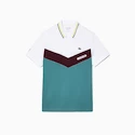 Tricou pentru bărbați Lacoste  Medvedev New York Day Polo White/Limeira