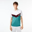 Tricou pentru bărbați Lacoste  Medvedev New York Day Polo White/Limeira