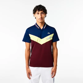 Tricou pentru bărbați Lacoste Medvedev New York Night Polo Methylene/Limeira