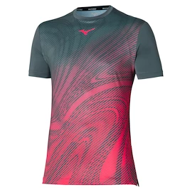 Tricou pentru bărbați Mizuno Charge Shadow Graphic Tee Turbulence