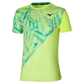 Tricou pentru bărbați Mizuno Mugen Shadow Graphic Tee Neo Lime