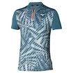 Tricou pentru bărbați Mizuno  Mugen Shadow Polo Blue Mirage