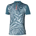 Tricou pentru bărbați Mizuno  Mugen Shadow Polo Blue Mirage