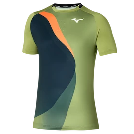 Tricou pentru bărbați Mizuno Release Shadow Graphic Tee Calliste Green