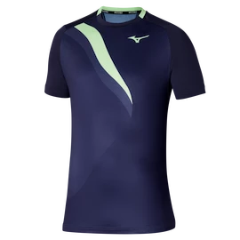 Tricou pentru bărbați Mizuno Release Shadow Graphic Tee Evening Blue