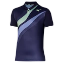 Tricou pentru bărbați Mizuno  Release Shadow Polo Evening Blue XXL