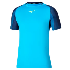 Tricou pentru bărbați Mizuno Release Shadow Tee Jet Blue